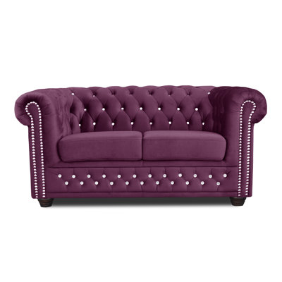 Sade Velvet Loveseat