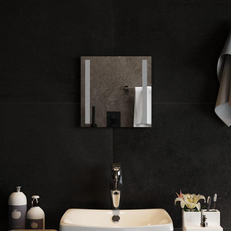 Kareny Flat Wall Mirror, 30cm H x 30cm W
