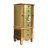 Green Rectangular Solid Wood Jewelry Armoires