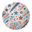 Tapis tressé Patriotic Stripe Parade-106463999