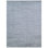 Hand Knotted Geometric Area Rug in Blue/White