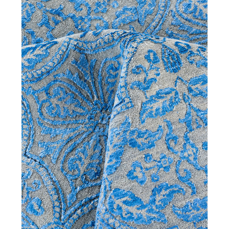 Overdyed One-of-a-Kind 8'2" x 10' Hand Knotted Area Rug