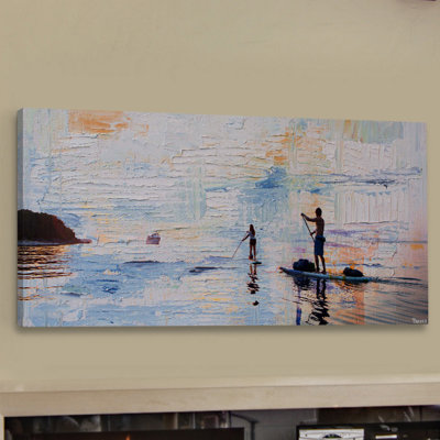 " Dusk Paddling " by Parvez Taj
