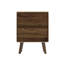 Table de chevet en bois avec 2 tiroirs (ensemble de 2)