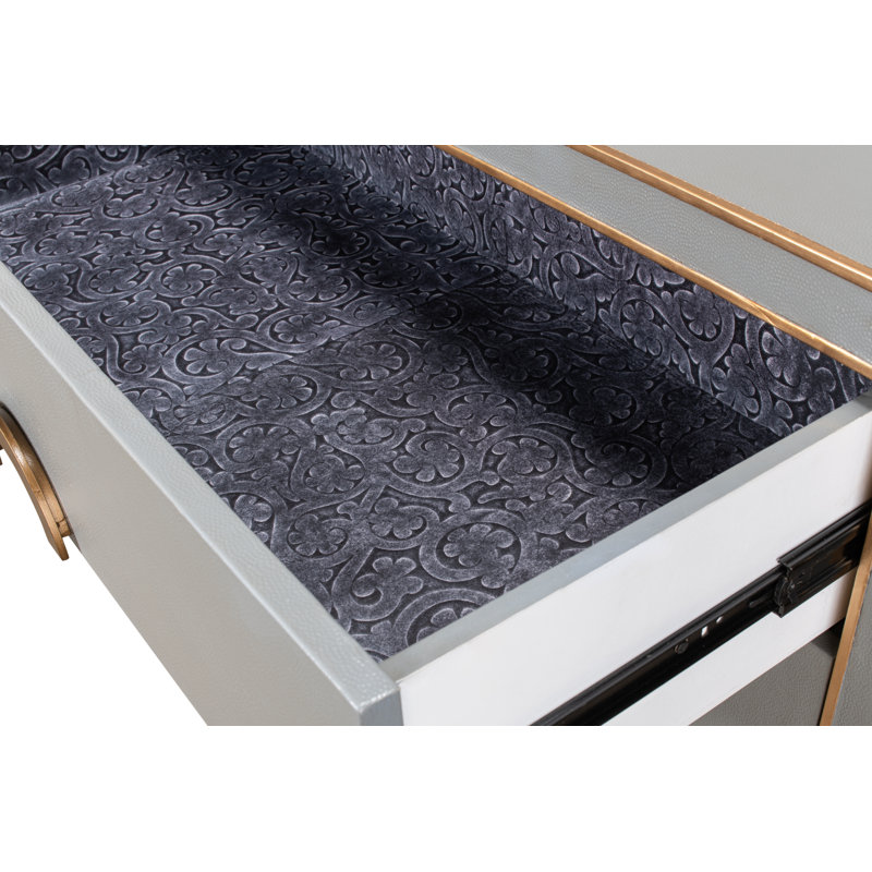 Shagreen 76'' Sideboard, Storm Gray