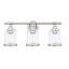 Ashod 3-Light Dimmable Brushed Nickel Vanity Light
