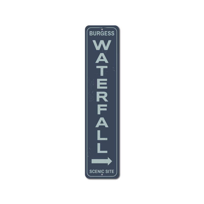 Panneau vertical en aluminium Waterfall, H 4 po x l 18 po x P 0,04 po