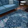 Drennen Machine Woven Blue/Navy Indoor Rug