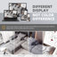 Canapé modulaire surdimensionné moderne avec coussins moelleux et combinaison de bricolage, aucun assemblage requis-1177466945