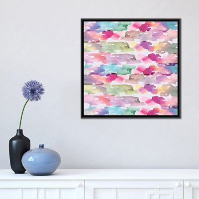 « filé de sucre », impression sur toile tendue