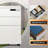 3 Drawer Mobile File Cabinet With Combination Lock, Fully Assembled Metal Filling Cabinet Except Wheels-2078315156