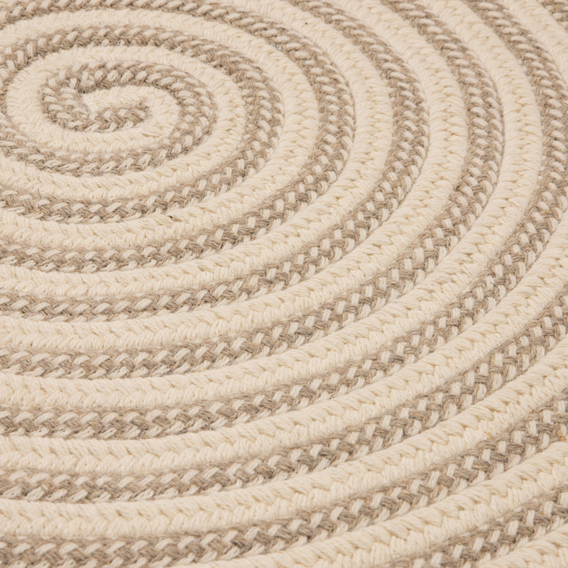 Tapis réversible en laine Cadenville, Rond 10 pi