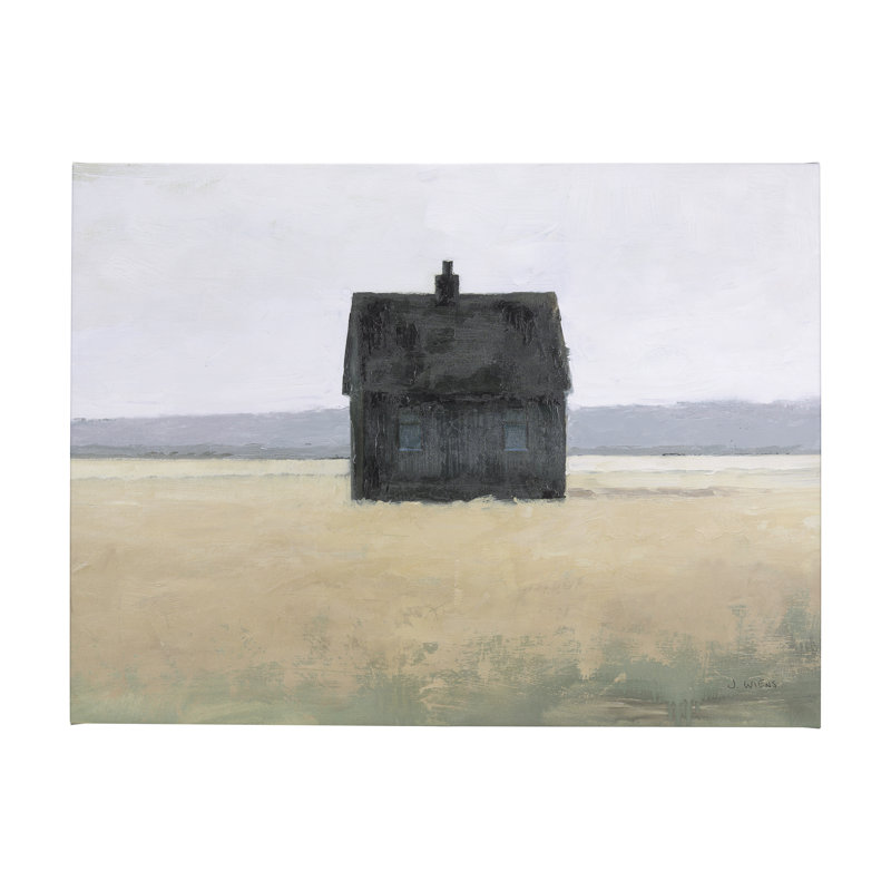 Toile texturée Lonely Landscape II, H 42 po x l 56 po x P 3 po