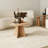 Modern Coffee Table, Sapphire Oak, 23.6 x 15.7 x 23.6 Inches | 100% Melamine Coated Particle Board, Thickness: 0.7 Inches | Stylish & Durable Design for Living Room & Lounge Areas, Ideal for Contemporary Decor
