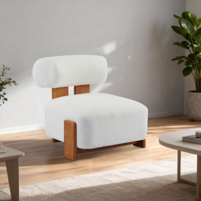 Fauteuil d'appoint rembourré sans accoudoirs l 27,23 po