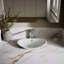 Iron Plains™ Metal Oval Vessel Bathroom Sink with Overflow-26272259