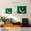 Drapeau pakistanais soyeux-730654497