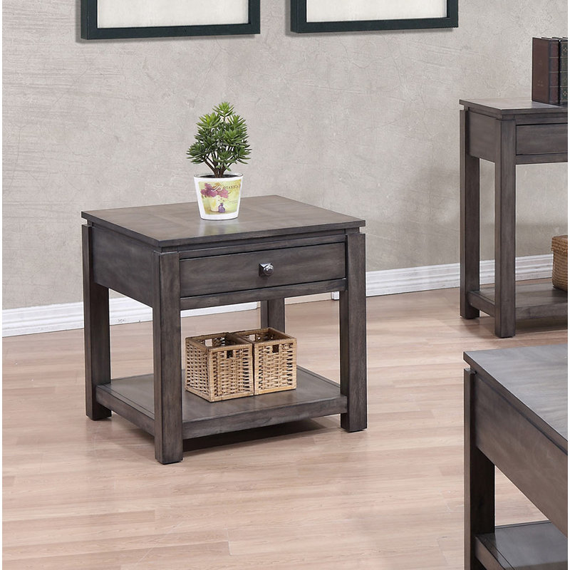 Zaydee End Table with Storage