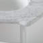 Comptoir de meuble-lavabo droit 38 po