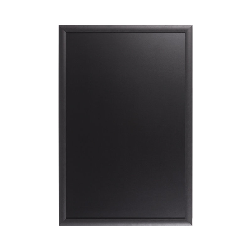 Wall Mounted Chalk Board 121.92cm - 182.88cm, Black, 90cm H x 120cm L x 1.5cm D