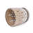 Of 2 8" Brown And Antique White Striped Ceramic Flowerpots With Drainage Hole. Suitable For Indoor Outdoor Use, Patio, Garden, Windowsill. Reinforced Glossy Flowerpots, All - Weather Windowsill,-375844501-375844502