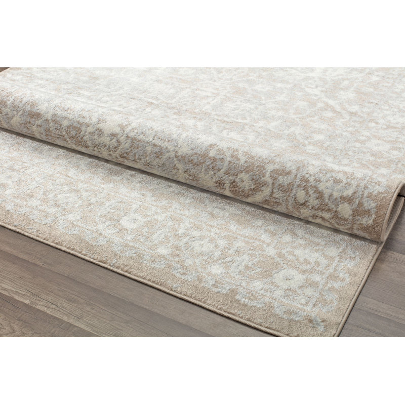 Imes Oriental Vanilla Area Rug, Rectangle 7'x9'