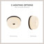 Jada 5-in Gold dimmable LED Wall Sconce-2021438409