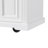 54Inch Large Kitchen Island With Rubber Wood Drop Leaf, Embossed Texture Rolling Kitchen Cart On 4 Wheels With 4 Doors And 3 Drawers, Kitchen Island With Storage For Kitchen, Dining Room,White-266677836