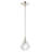 1 - Light Polished Nickel Pendant