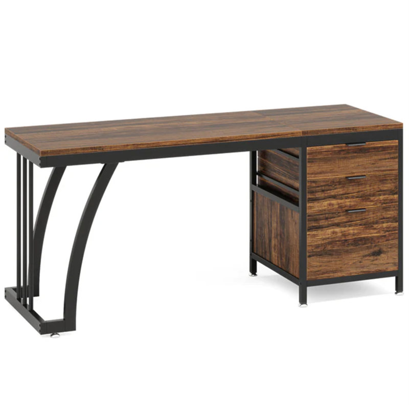 Bureau extensif, bureau d'ordinateur, bureau d'écriture élégant