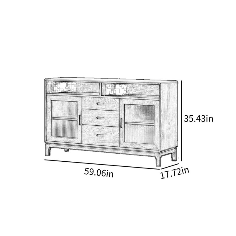 Vitrine multifonctionnelle de conception minimaliste