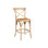 Brendan Stool with Solid Wood Frame