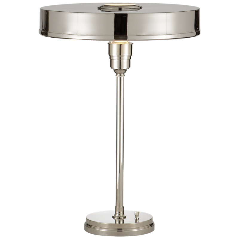 Thomas O'Brien Carlo Table Lamp, Polished Nickel, Polished Nickel