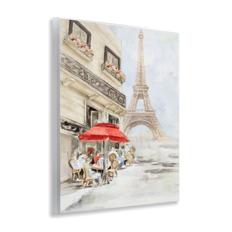  Dimanche midi, Tour Eiffel, art mural sur bois par Lanie Loreth