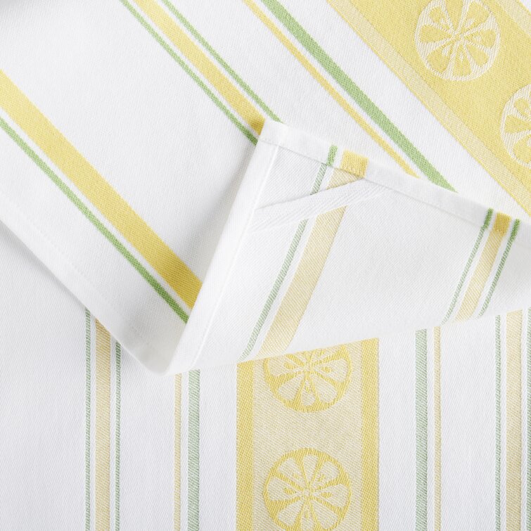 3 Textured Kitchen Towels - 100% cotton - 2 Martha Stewart - 1