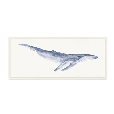 " Blue Whale Watercolor Illustration " Watercolor Print