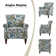 Asul Armchair with Nailhead Trim