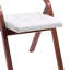 Ensemble de 2 chaises pliantes avec coussin, chaise pliante portative avec coussin, chaise de salle à manger rembourrée moderne pour la cuisine, le bureau, un mariage, une fête ou une salle à manger.