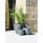 3-Piece Round Concrete Indoor/Outdoor Pot Planter Set -1022063663-1048270918