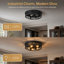 Plafonnier encastré industriel 5 lumières mat-136391567-136391568