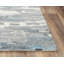 Tapis gris / bleu / ivoire touffeté à la main Abstract-219663475