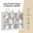 White Cube Bookshelf, Wooden Bookcase With 3 Tier Open Shelves, 10-cube Storage Shelf For Living Room, Bedroom, 55.1" W X 42.5" H-687128682