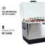 Koolatron (51L) Glacière glacière avec ouvre-bouteille, acier inoxydable