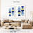 Avery Blue Yellow Modern I-108622036