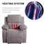 Fauteuil de massage inclinable et chauffant Barwick-1590690022