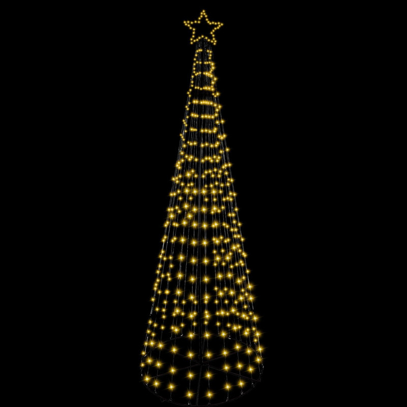 PVC Holiday Shaped Ornament, Yellow, 140cm H x 30cm W x 30cm D