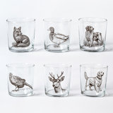 Wildlife Glass Wine Glass