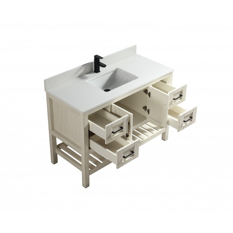 Base de meuble-lavabo simple 47 po seulement, L 42,5 po x L 72 po