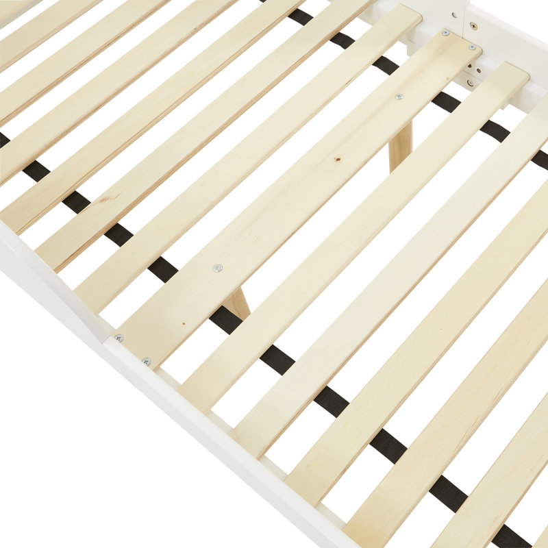 Kids White Toddler Bed – Transport