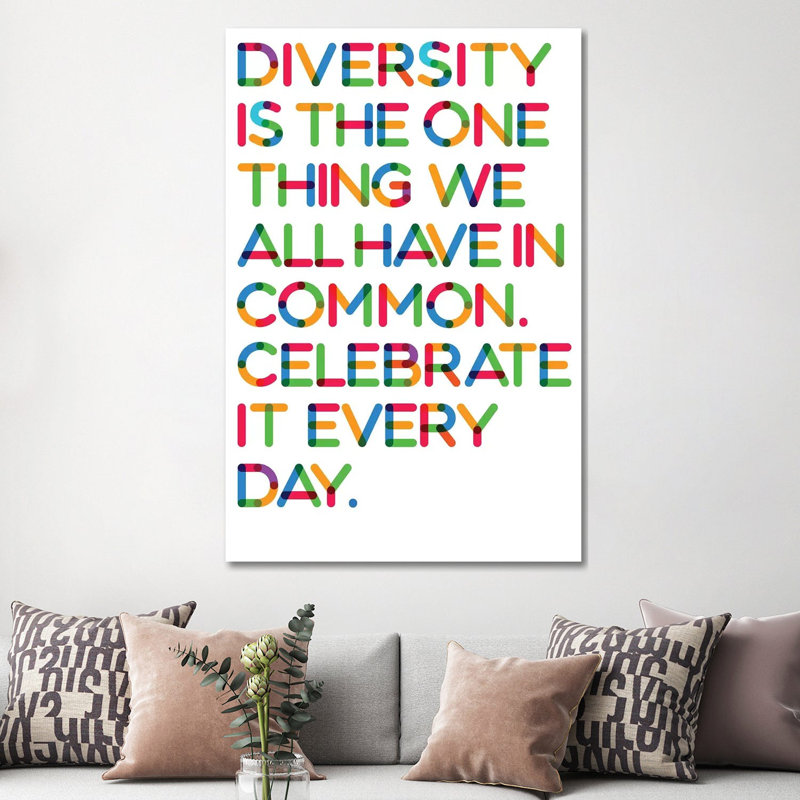 Diversity - Wrapped Canvas Print, 152.5 cm H x 101.5 cm W